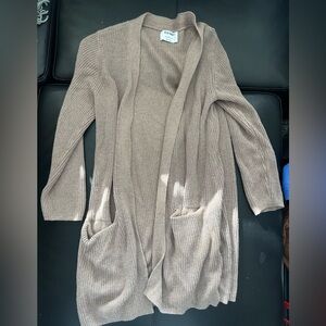 Old Navy Women's Beige Open Front Cardigan